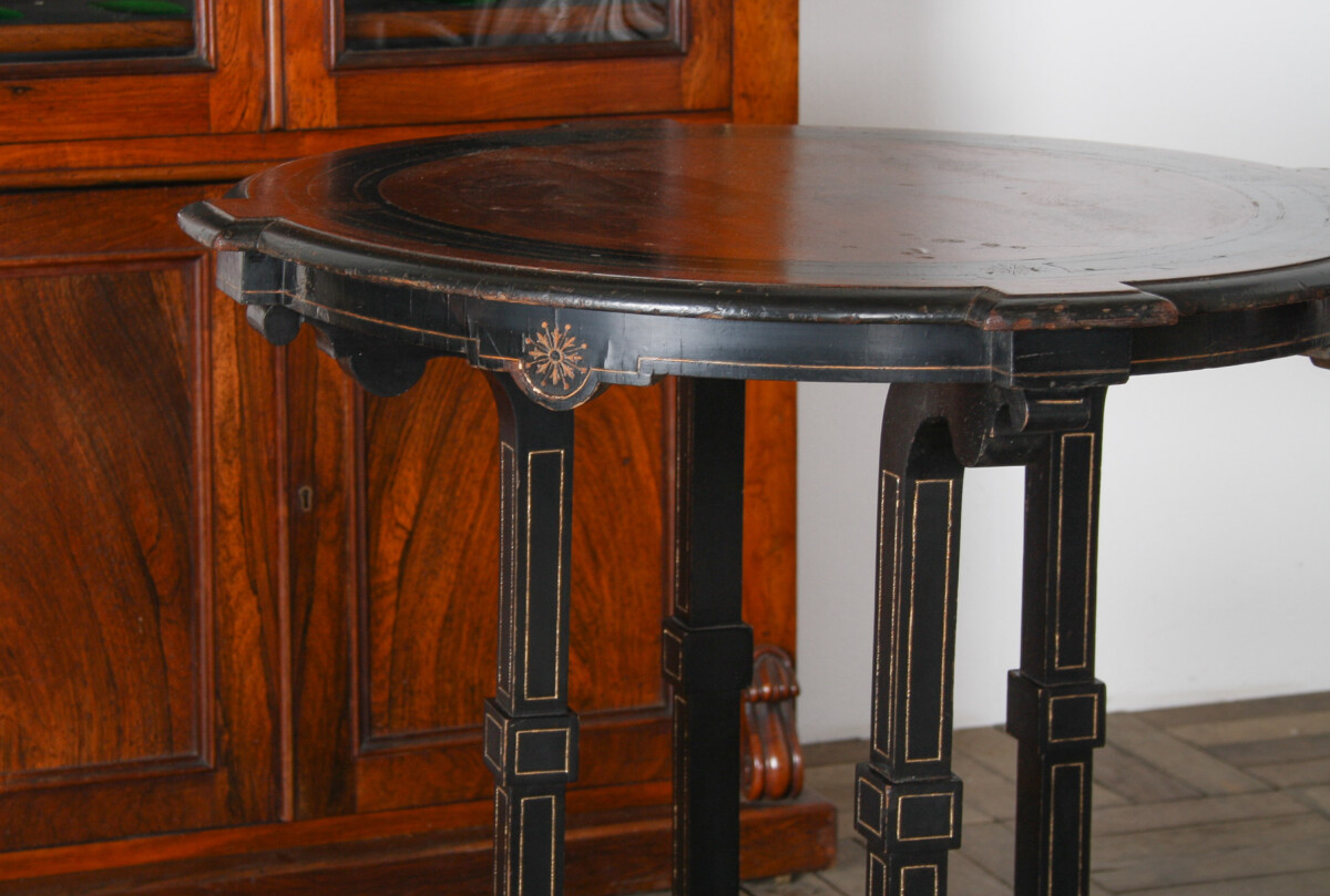 Antique 19th Century Aesthetic Movement Ebonised Side Table - Image 15