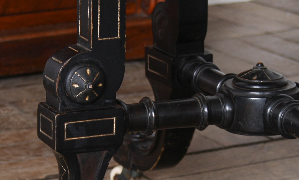 Antique 19th Century Aesthetic Movement Ebonised Side Table - Image 12