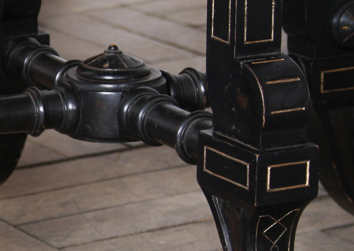 Antique 19th Century Aesthetic Movement Ebonised Side Table - Image 11