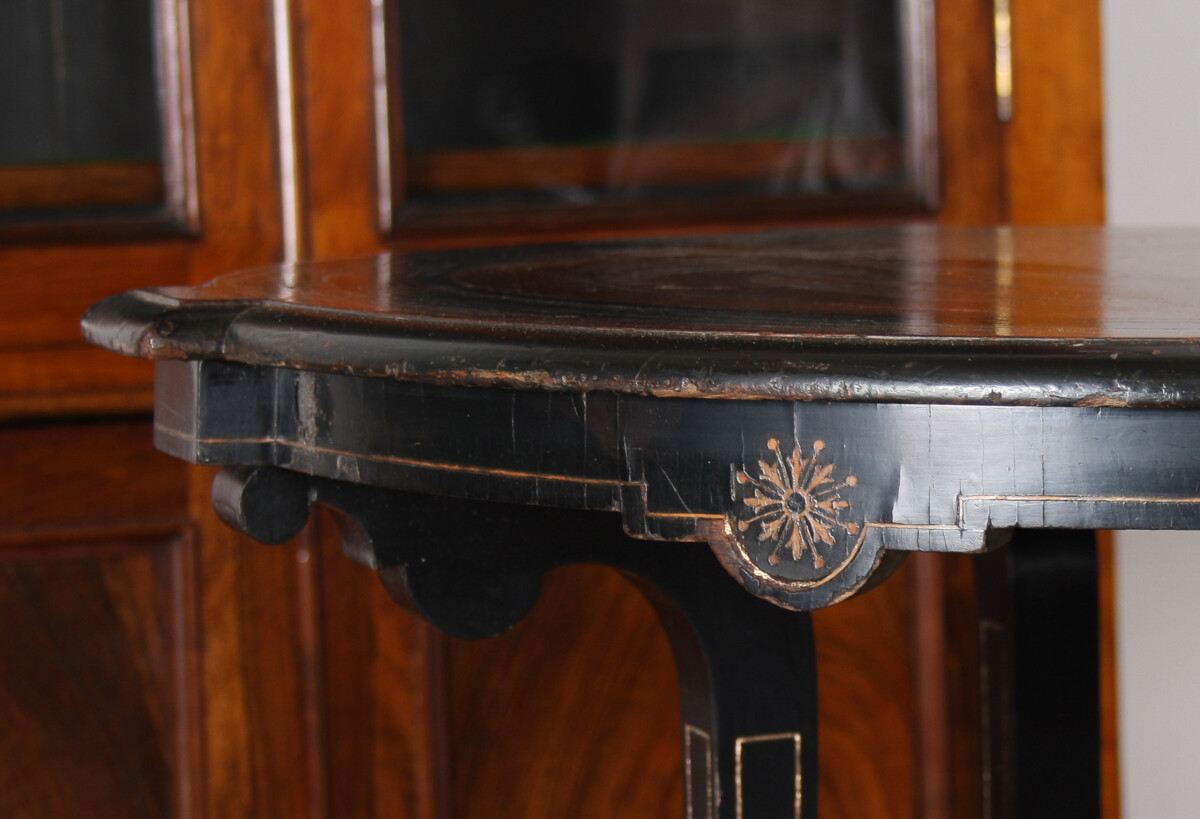 Antique 19th Century Aesthetic Movement Ebonised Side Table - Image 9