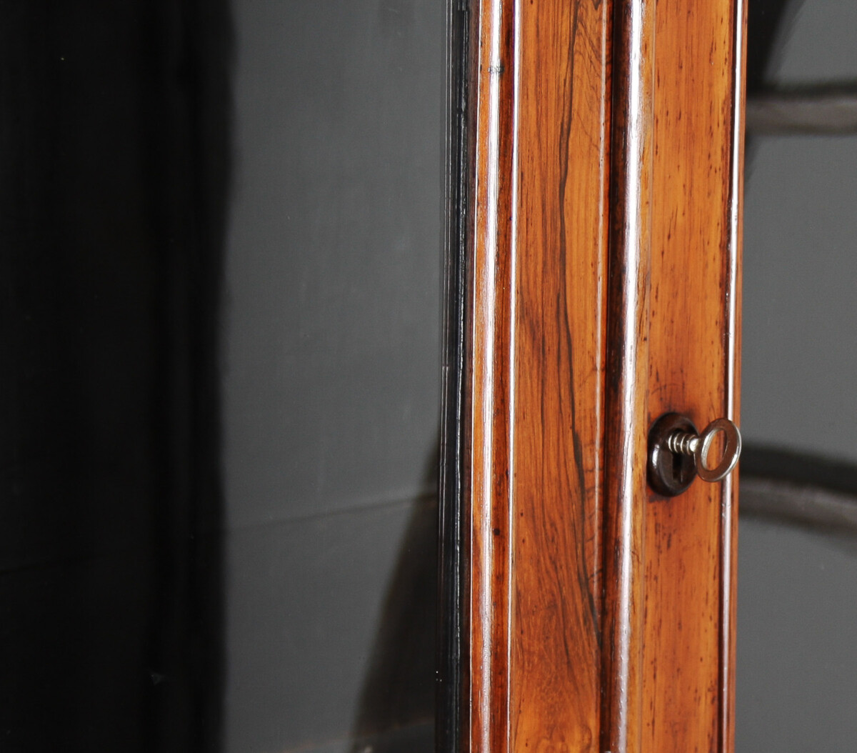 Antique 19th Century English Rosewood Gun Cabinet Hunting Furniture - Image 14