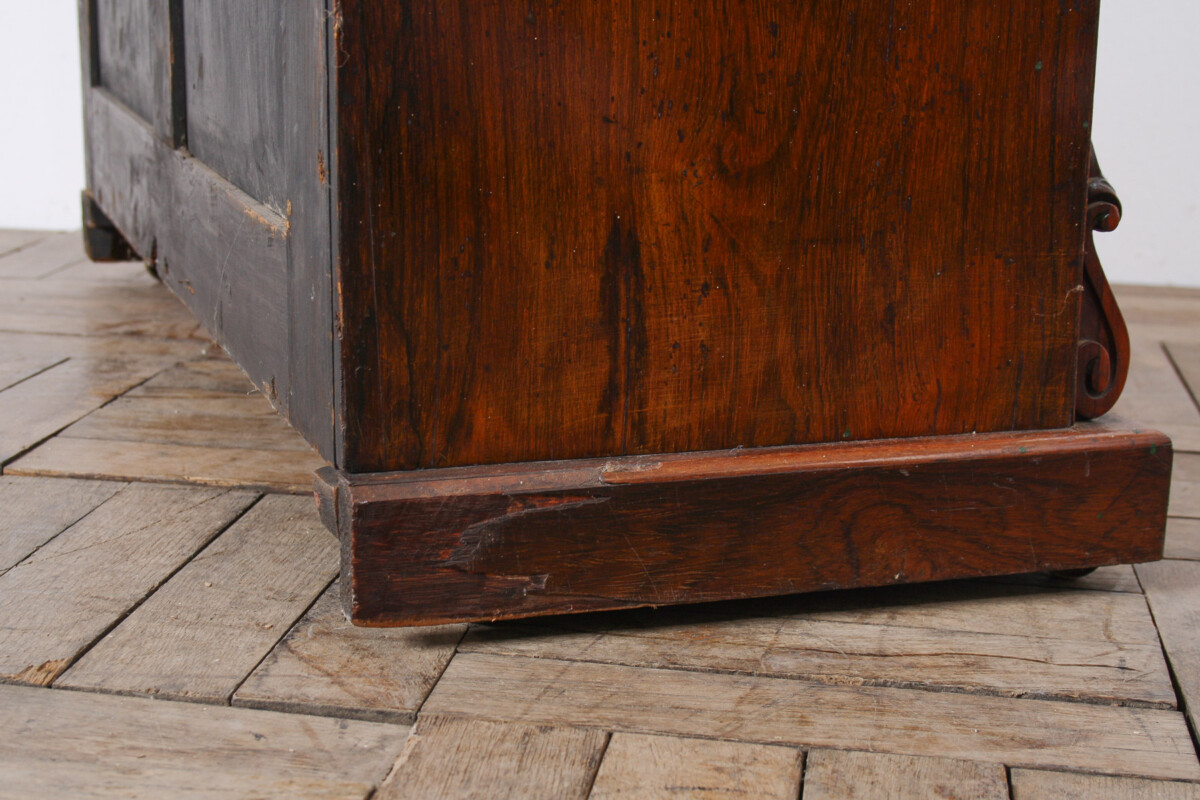 Antique 19th Century English Rosewood Gun Cabinet Hunting Furniture - Image 20