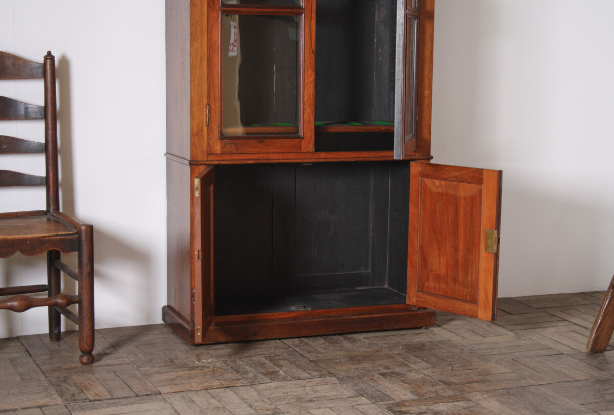 Antique 19th Century English Rosewood Gun Cabinet Hunting Furniture - Image 16