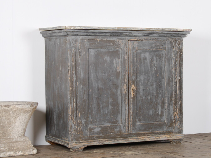 Swedish 19th Century Painted Pine Cupboard Storage