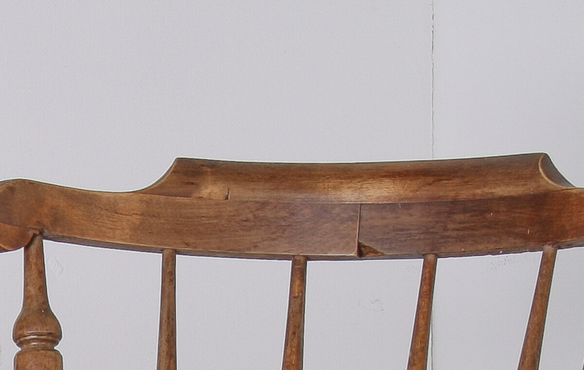 Antique Elm Low Back Windsor Armchair | Fireside Smokers Chair - Image 15