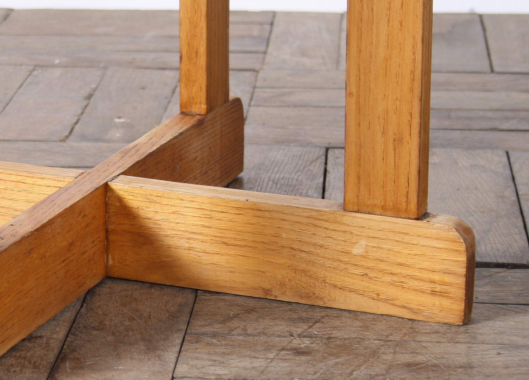 1960s Mid-Century Modern Occasional Side Table in Solid Ash - Image 6