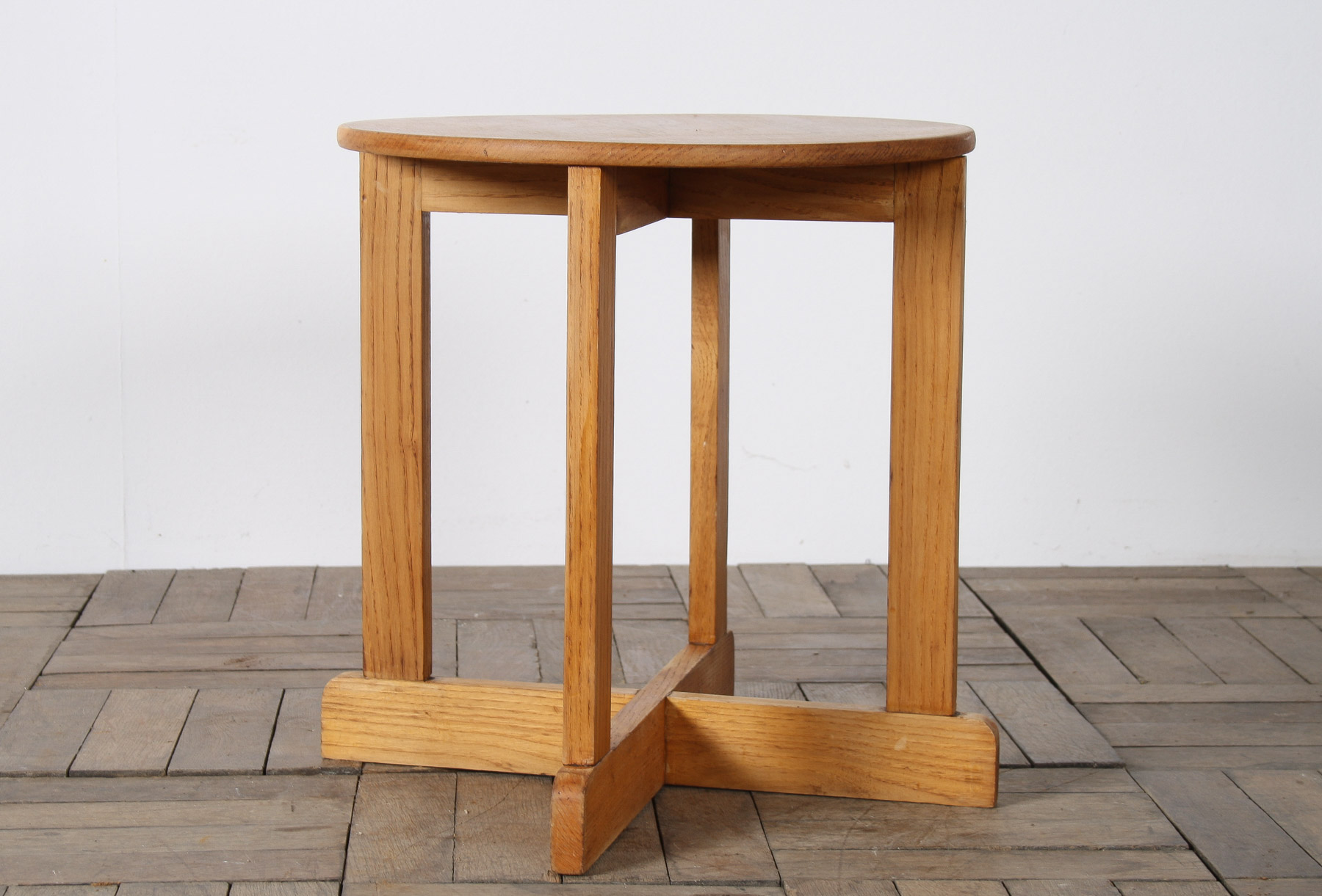 1960s Mid-Century Modern Occasional Side Table in Solid Ash - Image 3