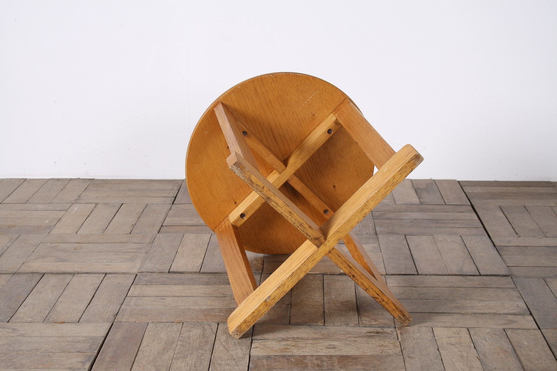 1960s Mid-Century Modern Occasional Side Table in Solid Ash - Image 10
