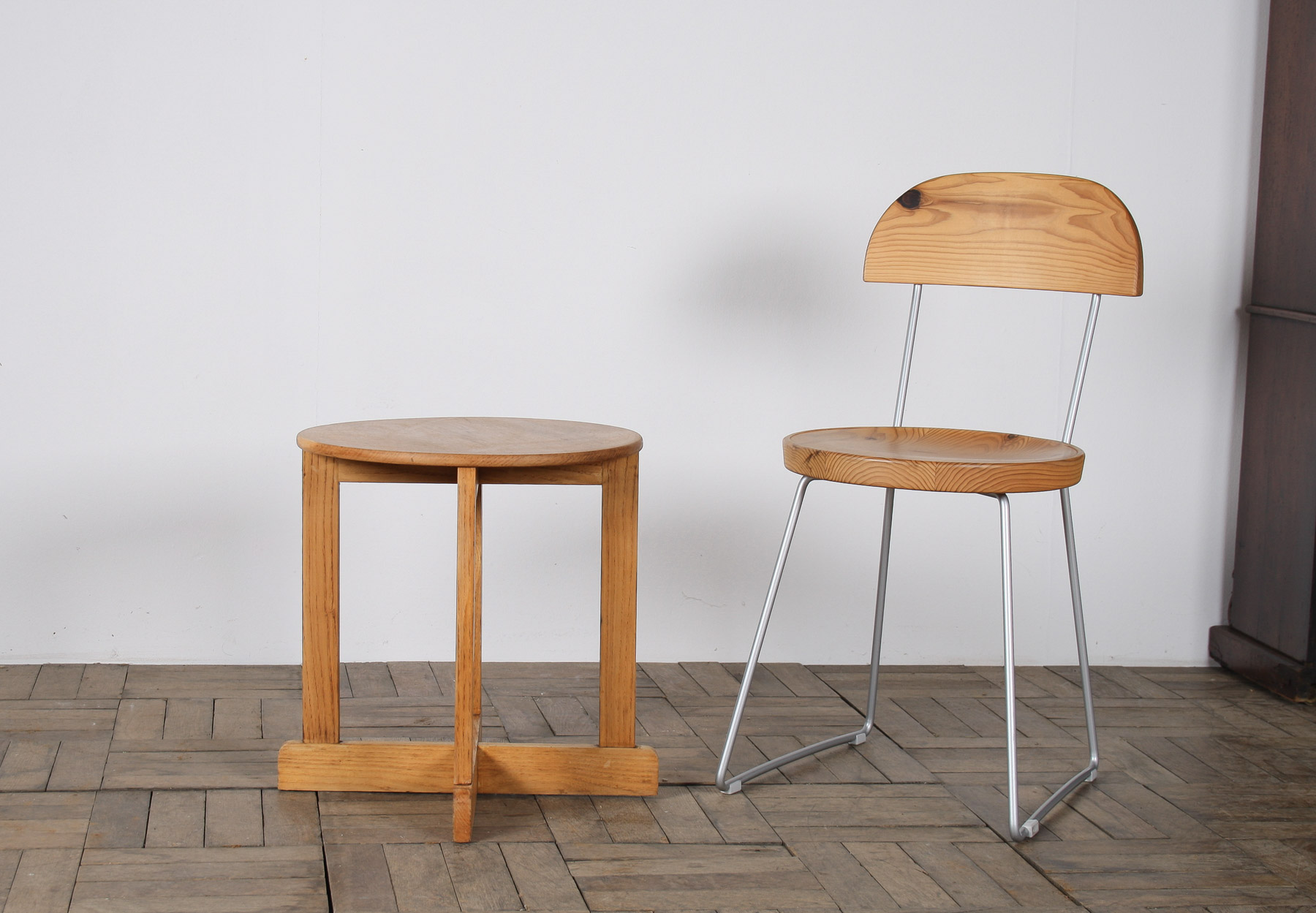 1960s Mid-Century Modern Occasional Side Table in Solid Ash - Image 2
