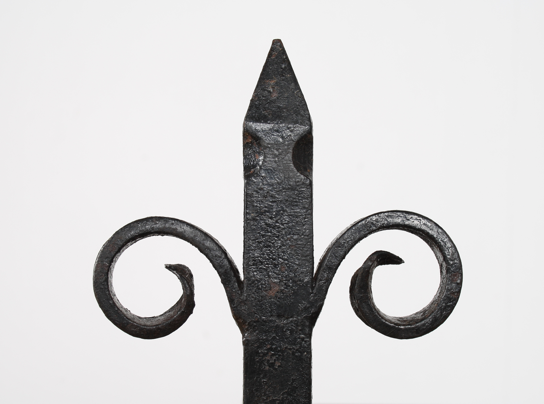 A Large Reclaimed Wrought Iron Forged Fireplace Basket Blacksmith Made - Image 9