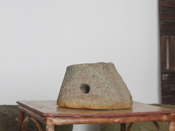Small Organic Composite Stone Effect Water Fountain Garden Feature - Bonsai Pot