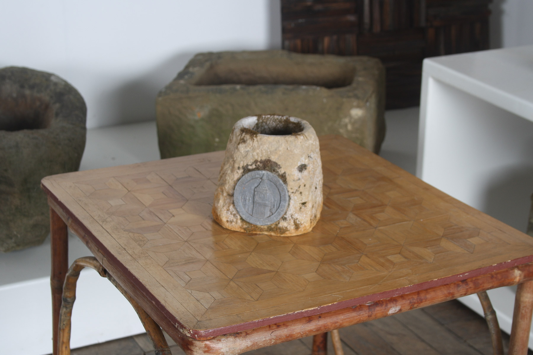 Historical WWII London 1941 Collectors’ Houses of Parliament Stone Vase Pot - Image 9