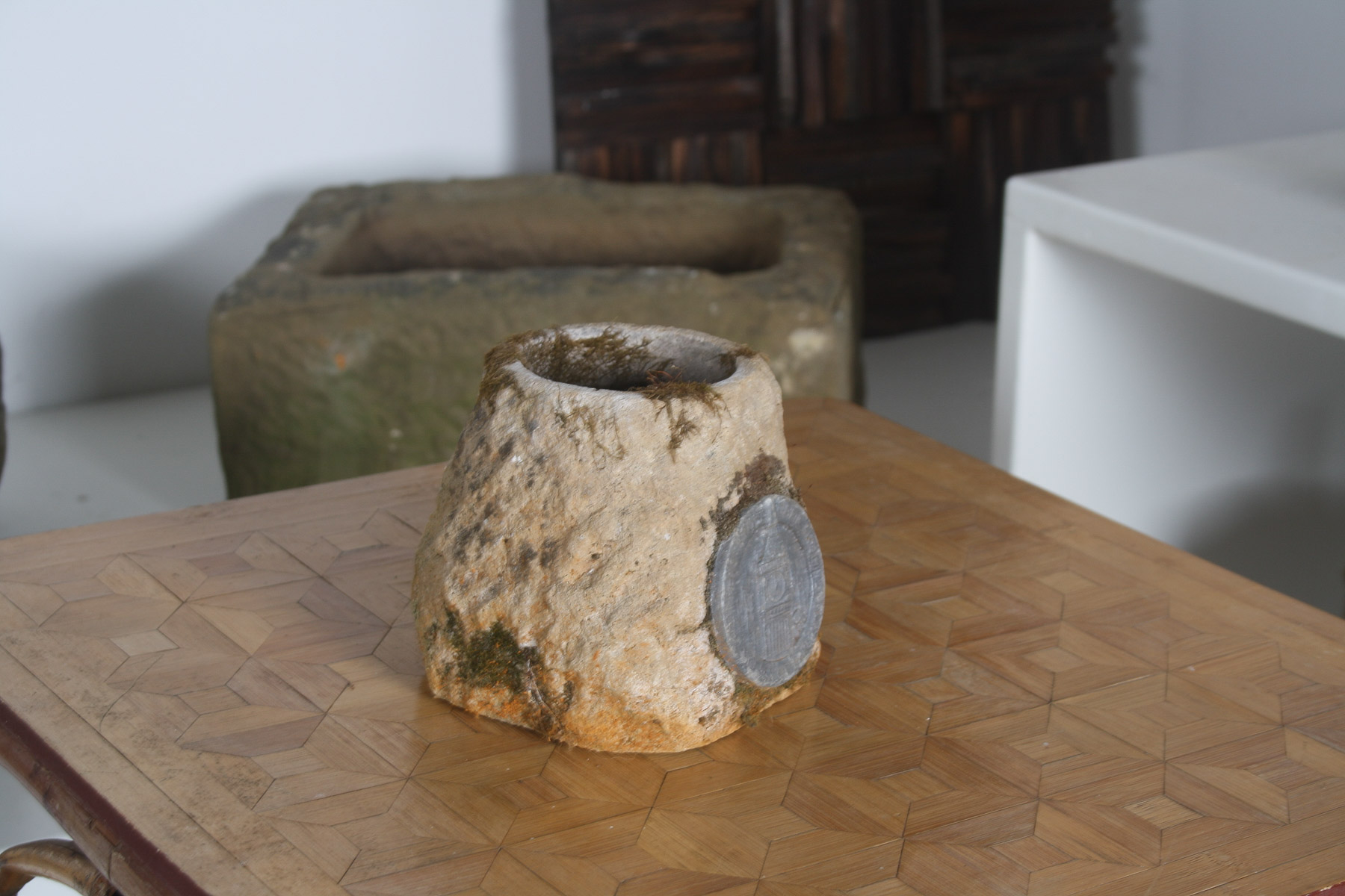Historical WWII London 1941 Collectors’ Houses of Parliament Stone Vase Pot - Image 8